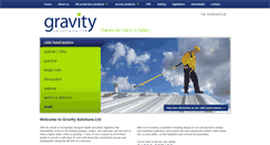 Desktop Screenshot of gravitysolutions.co.uk